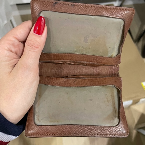 Authentic used Louis Vuitton monogram card holder wallet - Picture 2 of 4